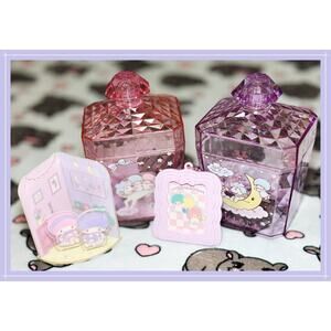 Sanrio Little Twin Stars Kuji Accessory Case Acrylic Stand Charm Keychain Lot